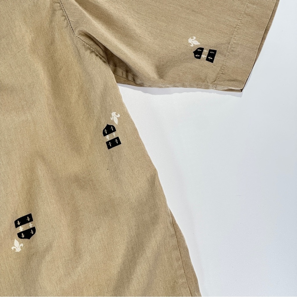 Nat Nast Tan Patterned Casual Shirt - Picture 10 of 12